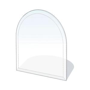 Lienbacher Sklo pod kachle 1300x1200x8 mm poloblúk vyobraziť