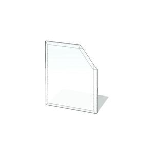 Lienbacher Sklo pod kachle 1250x1250x8 mm skosený štvorec vyobraziť