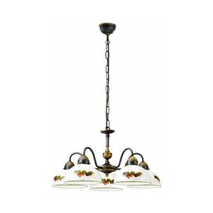 Kolarz Kolarz 731.85.121 - Luster na reťazi NONNA 5xE27/75W/230V víno/jahody vyobraziť