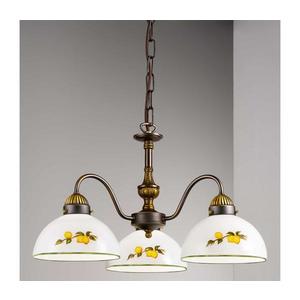 Kolarz Kolarz 731.83.126 - Luster na reťazi NONNA 3xE27/75W/230V citróny vyobraziť