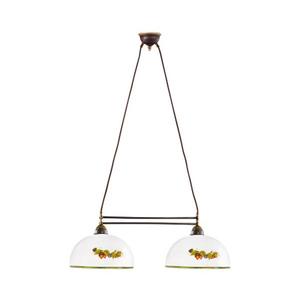 Kolarz Kolarz 731.82.136 - Luster na lanku NONNA 2xE27/75W/230V víno/jahody vyobraziť