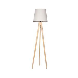 Stojacia lampa CONE 1xE27/60W/230V borovica krémová vyobraziť