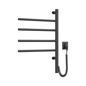 Navin Elektrický otočný sušiak na uteráky s term. ARABESQUE 150W/230V 64, 6cm IP44 čierna vyobraziť