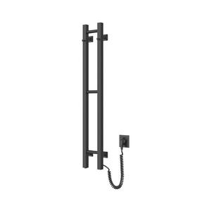 Navin Elektrický sušiak na uteráky SILOUETTE 187W/230V 101, 1 cm IP44 čierna pravá hran. vyobraziť