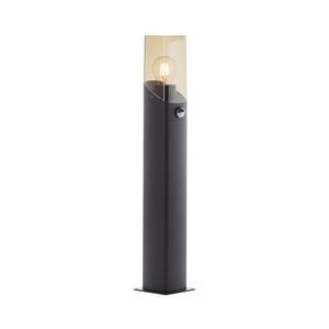 Brilliant Brilliant - Vonkajšia lampa so senzorom MINOU 1xE27/10W/230V IP44 čierna/dymová vyobraziť