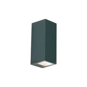 Moderné nástenné svietidlo tmavozelené 2-svetlá GU10 70mm IP54 - Baleno vyobraziť