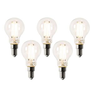 Sada 5 inteligentných LED žiaroviek E14 P45 4, 5 W 470 lm 1800-4000K vyobraziť