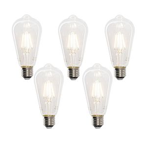 Sada 5 inteligentných LED žiaroviek E27 ST64 4, 5W 470 lm 1800-4000K vyobraziť