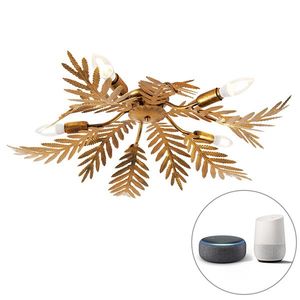 Vintage inteligentné stropné svietidlo zlaté 70 cm vrátane 5 WiFi B35 - Botanica vyobraziť