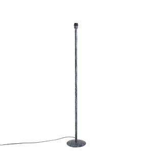 Vintage stojaca lampa sivá bez tienidla - Simplo vyobraziť