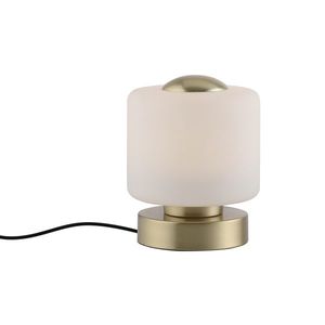 Stolná lampa mosadz vrátane LED 3-stupňový stmievač s dotykom - Mirko vyobraziť