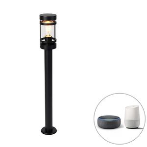 Inteligentná vonkajšia lampa čierna 80 cm IP44 vrátane Wifi ST64 - Gleam vyobraziť