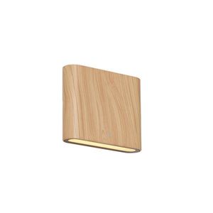 Škandinávske exteriérové nástenné svietidlo drevo 11, 5 cm vrátane LED IP65 - Batt vyobraziť