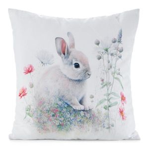 ArtFir Veľkonočná obliečka na vankúš EASTER 63 | biela/zelená 45 x 45 cm vyobraziť