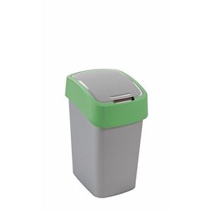 CURVER Odpadkový kôš FLIP BIN 25l | strieborná / zelená vyobraziť