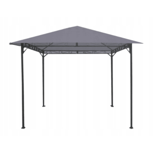 Chomik Záhradný altánok GAZEBO | sivá 3 x 3 m vyobraziť