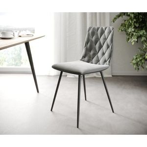4dílná sada jídelních židlí Trado-Adesso Light Grey Velvet 4-nohá vyobraziť