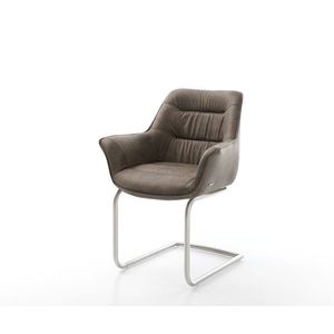 Jedálenská stolička Kaira-Flex taupe vintage konzolová základňa vyobraziť