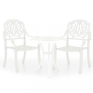 Záhradný bistro set 3 ks liaty hliník Dekorhome vyobraziť