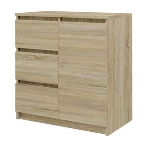 Komoda Ralp 80 cm dub sonoma vyobraziť