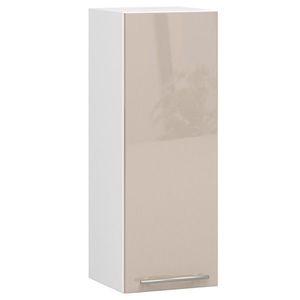 Závěsná kuchyňská skříňka Olivie W 30 cm bílá/cappuccino vyobraziť
