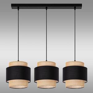 Luster W-L 1204/3 JUTE/BLACK LW3 vyobraziť