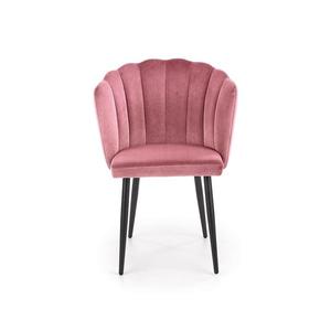 Stolička K386 Velvet/Kov Ružová vyobraziť