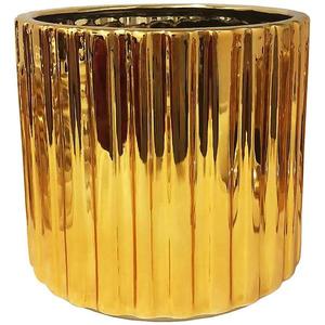 Kvetináč YS44120-S Electroplating Effect D18xh17 Gold vyobraziť