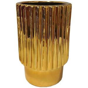 Kvetináč YS44128-S Electroplating Effect D12xh18 Gold vyobraziť
