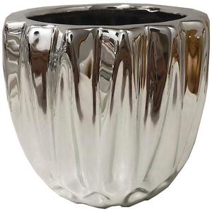 Kvetináč YS44194 Electroplating Effect 11x11x10 Silver vyobraziť