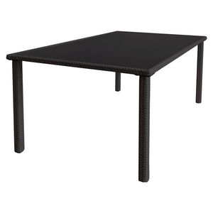 KONDELA Abion Typ 2 záhradný stôl čierna vyobraziť