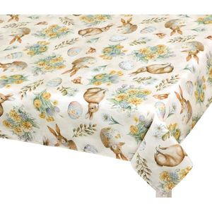 Bellatex Obrus Veľká noc Zajačik kvet béžová, 70 x 70 cm vyobraziť