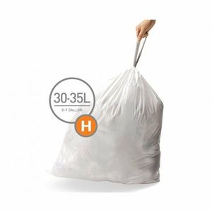 Vrecia do odpadkového koša 30-35 L, Simplehuman typ H, zaťahovacie, 20 ks v balení vyobraziť