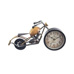 InDecor Stolové kovové hodiny Motocykel, 20 x 17 x 14 cm vyobraziť