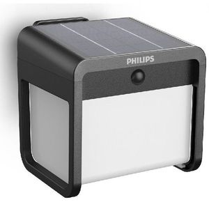 Solárne LED svietidlo Philips Ezra UltraEfficient, senzor, čierne, 1, 8 W, 250/25 lm, 3000 K vyobraziť