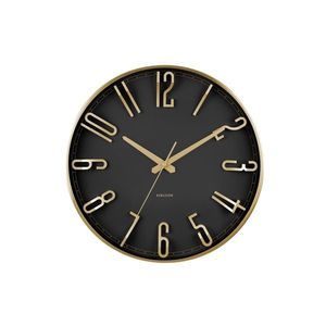 Karlsson 6016BK dizajnové nástenné hodiny čierna, pr. 35 cm vyobraziť