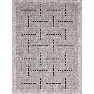 Spoltex Kusový koberec Floorlux silver/black 20008, 80 x 150 cm vyobraziť