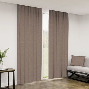 Záves dekoračný alebo látka, OXY vzor Plátno, Béžovo hnedé, 150 cm 150 cm vyobraziť