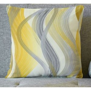 Obliečka na vankúš, OXY Waves žltá , 45 x 45 cm vyobraziť