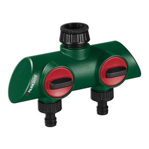 PARKSIDE® 2-cestný rozdeľovač/Zavlažovacie hodiny/Prietokomer/Mini zalievacia tyč (2-cestný rozdeľovač) vyobraziť