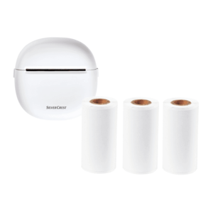 SILVERCREST® Vrecková minitlačiareň + samolepiaci fotopapier, 3 kusy vyobraziť