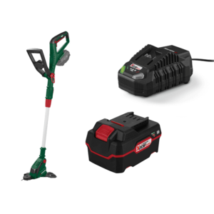 PARKSIDE® Aku strunová kosačka PRTA 20-Li C3 + Akumulátor 20 V/4 Ah + Nabíjačka na akumulátor 20 V/4, 5 A vyobraziť