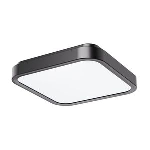 Rabalux Čierne stropné LED svietidlo Samira hranaté 420x420mm 48W IP44 71256 vyobraziť