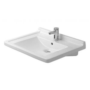 DURAVIT - Starck 3 Umývadlo, 70x55 cm, s 1 otvorom na batériu, biela 0309700000 vyobraziť