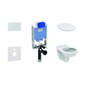 IDEAL STANDARD - ProSys Set predstenovej inštalácie, klozet Alpha s doskou, tlačidlo Oleas M1, SoftClose, chróm mat ProSys80M SP113 vyobraziť