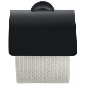 DURAVIT - Starck T Držiak toaletného papiera s krytom, matná čierna 0099404600 vyobraziť