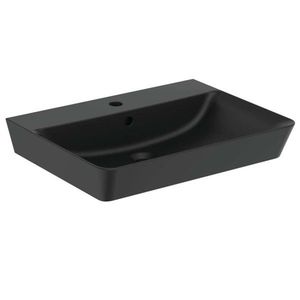 IDEAL STANDARD - Connect Air Umývadielko Cube, 40x35x16 cm, s prepadom, otvor na batériu, čierna E0307V3 vyobraziť