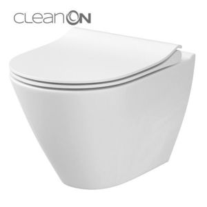 CERSANIT - SET 743 závesná misa CITY OVAL NEW CLEAN ON vrátane sedátka duroplast K701-104 vyobraziť