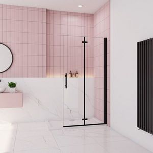 H K - Zalamovacia WALK-IN zástena Melody Black WF1 80x195, číre sklo MELODYBLWF180 vyobraziť