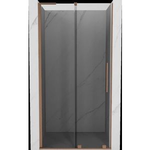 MEXEN/S - Velar L posuvné sprchové dvere 110 cm, grafit, meď kartáčovaná 871-110-003-41-65 vyobraziť